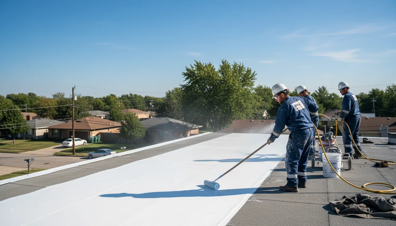 Commercial roof coating in Mayodan, NC near me
